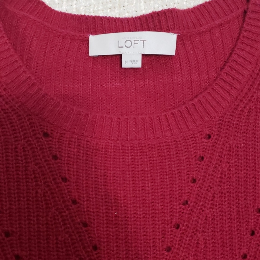 Loft red sweater - Picture 2 of 3